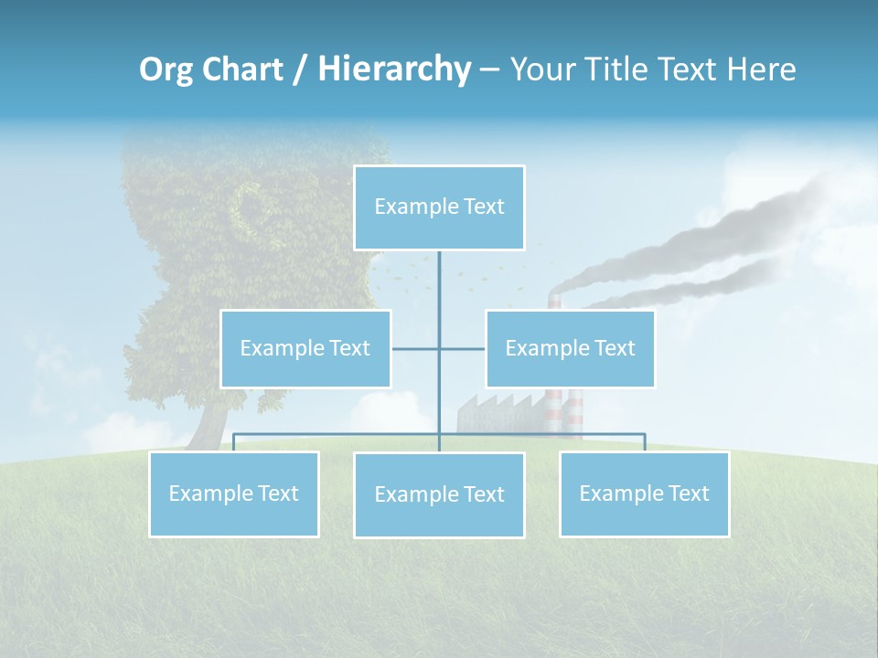 Smoke Toxics Tree Gesture PowerPoint Template