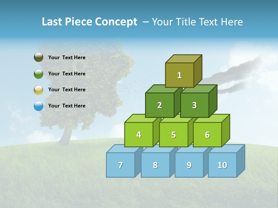 Smoke Toxics Tree Gesture PowerPoint Template