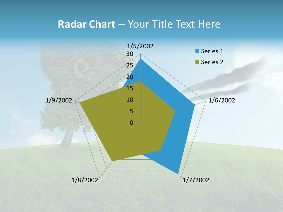 Smoke Toxics Tree Gesture PowerPoint Template