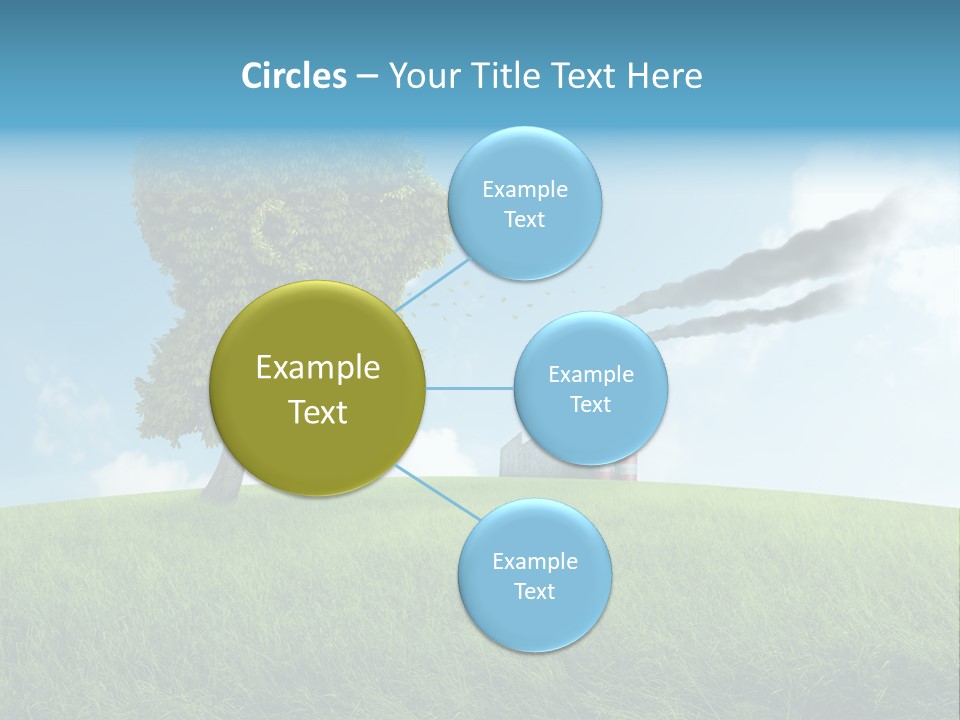 Smoke Toxics Tree Gesture PowerPoint Template