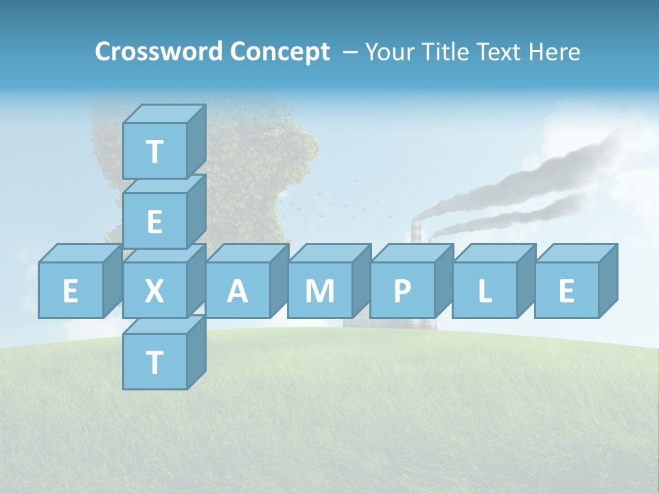 Smoke Toxics Tree Gesture PowerPoint Template