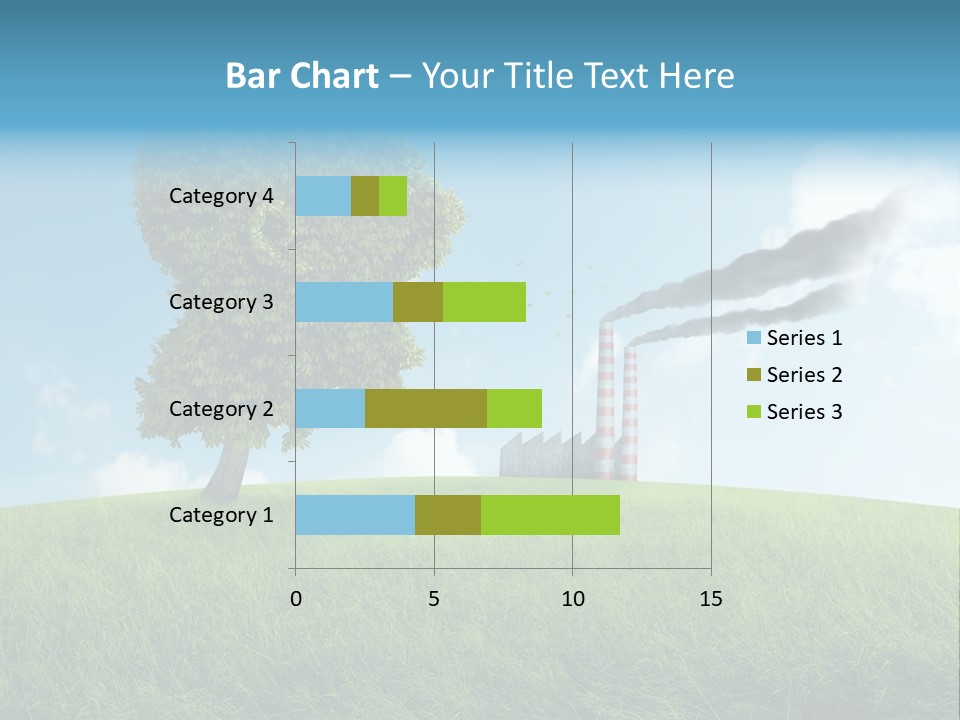 Smoke Toxics Tree Gesture PowerPoint Template