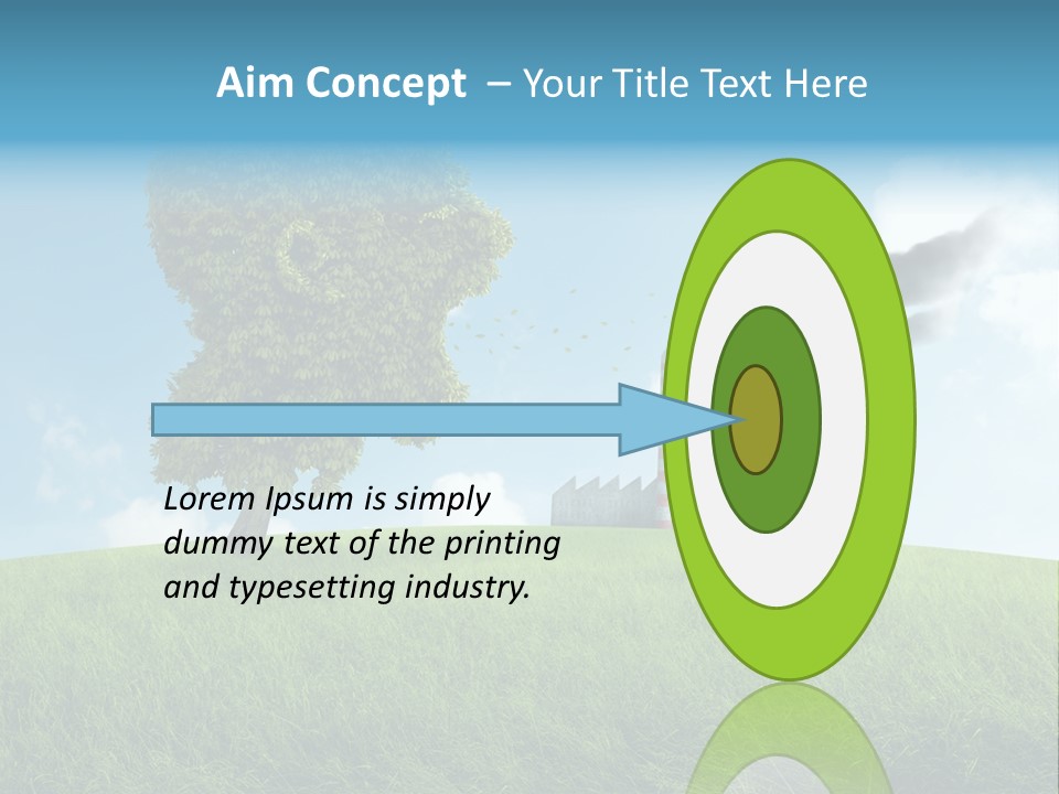 Smoke Toxics Tree Gesture PowerPoint Template