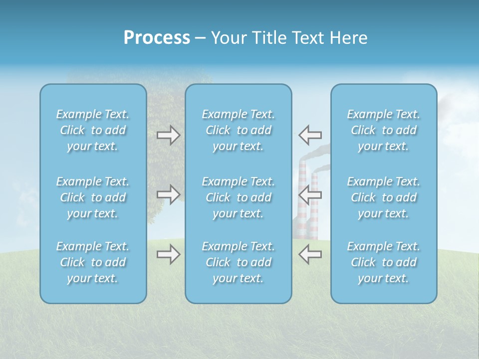 Smoke Toxics Tree Gesture PowerPoint Template