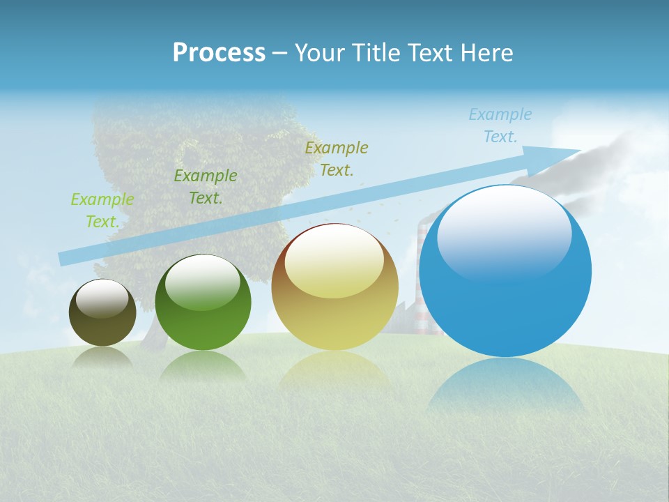 Smoke Toxics Tree Gesture PowerPoint Template