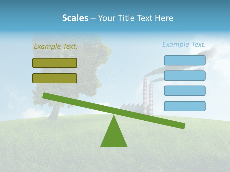 Smoke Toxics Tree Gesture PowerPoint Template