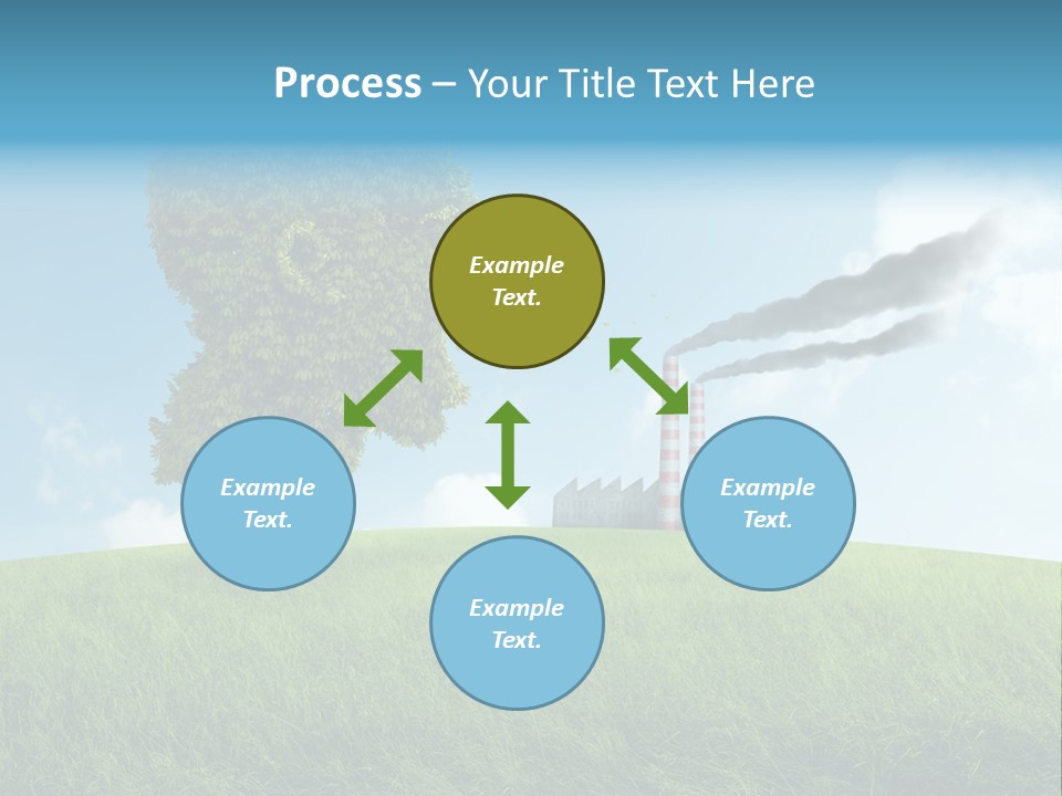 Smoke Toxics Tree Gesture PowerPoint Template