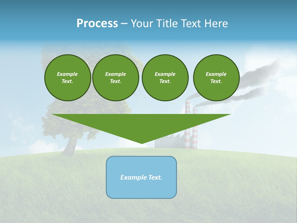 Smoke Toxics Tree Gesture PowerPoint Template