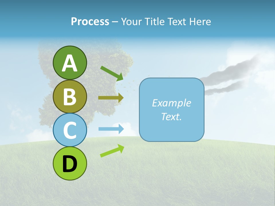 Smoke Toxics Tree Gesture PowerPoint Template