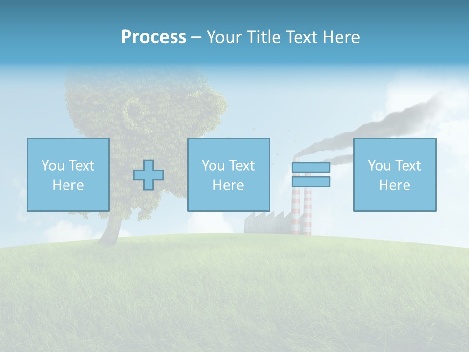 Smoke Toxics Tree Gesture PowerPoint Template