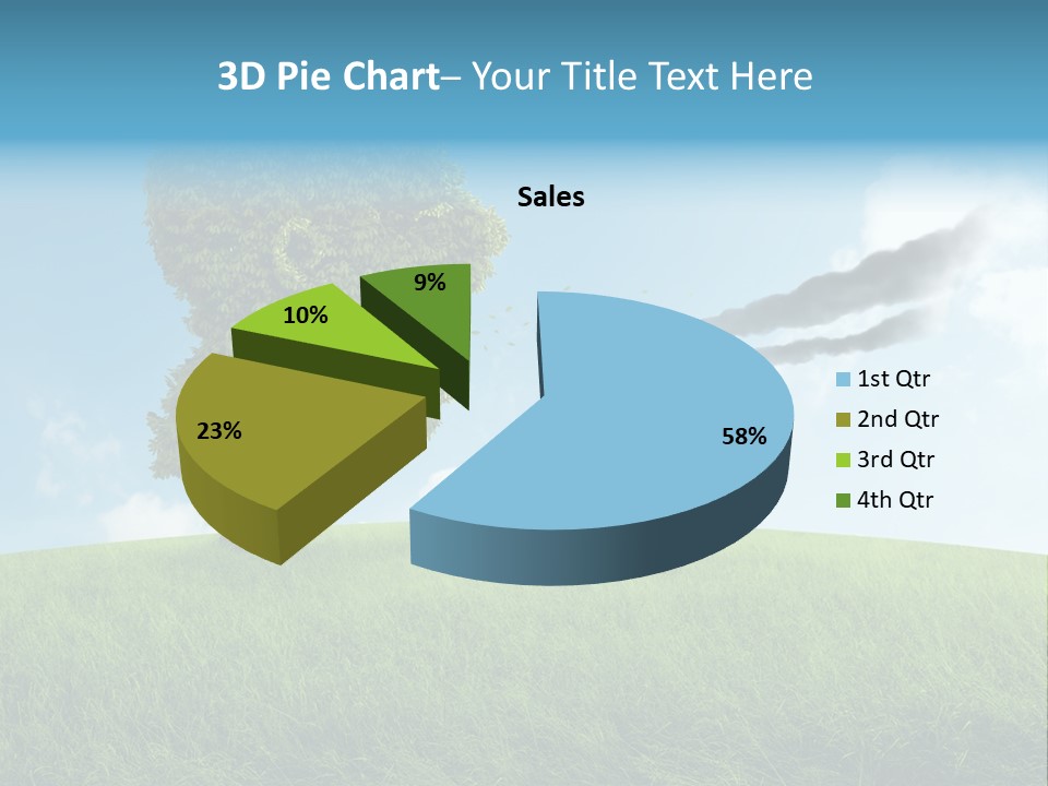 Smoke Toxics Tree Gesture PowerPoint Template
