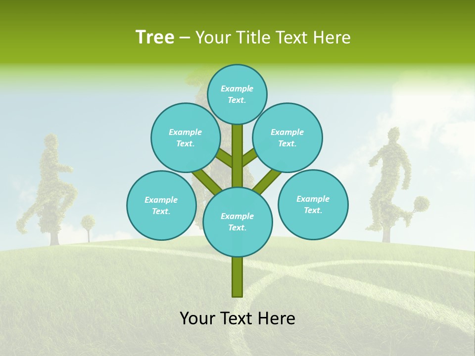 Horizon Flora Shape PowerPoint Template