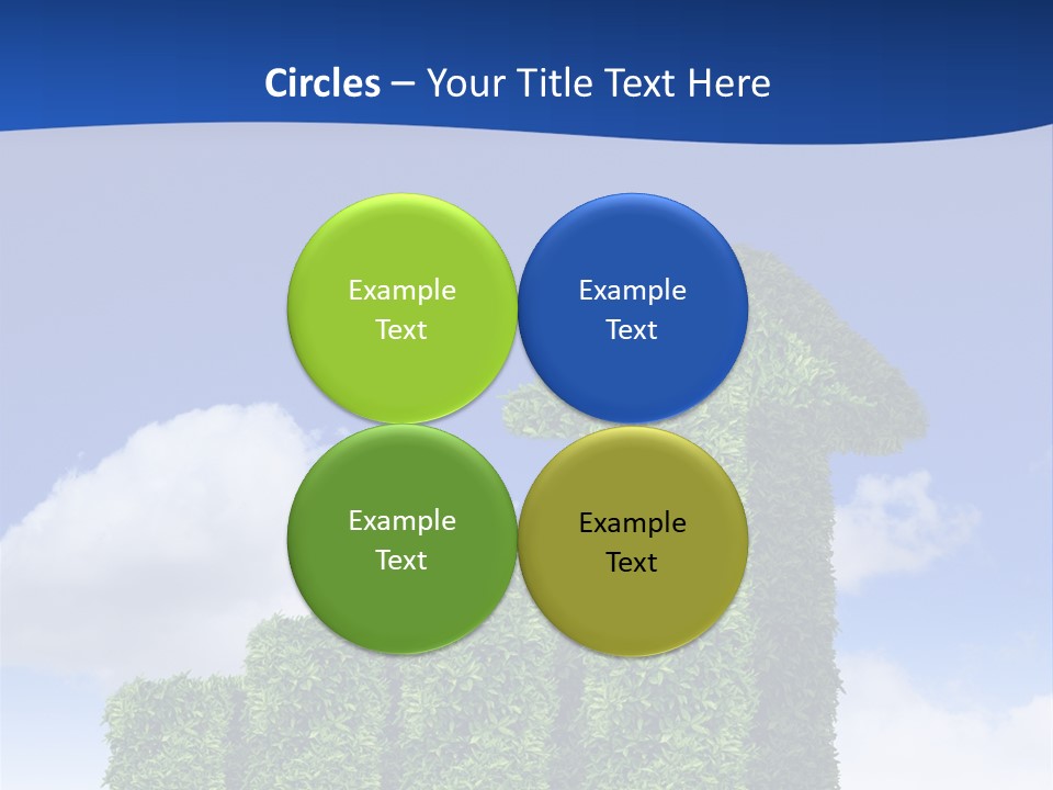 Ball Tree Landscape PowerPoint Template