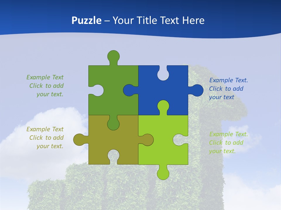 Ball Tree Landscape PowerPoint Template