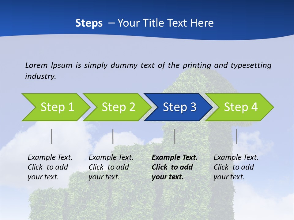 Ball Tree Landscape PowerPoint Template