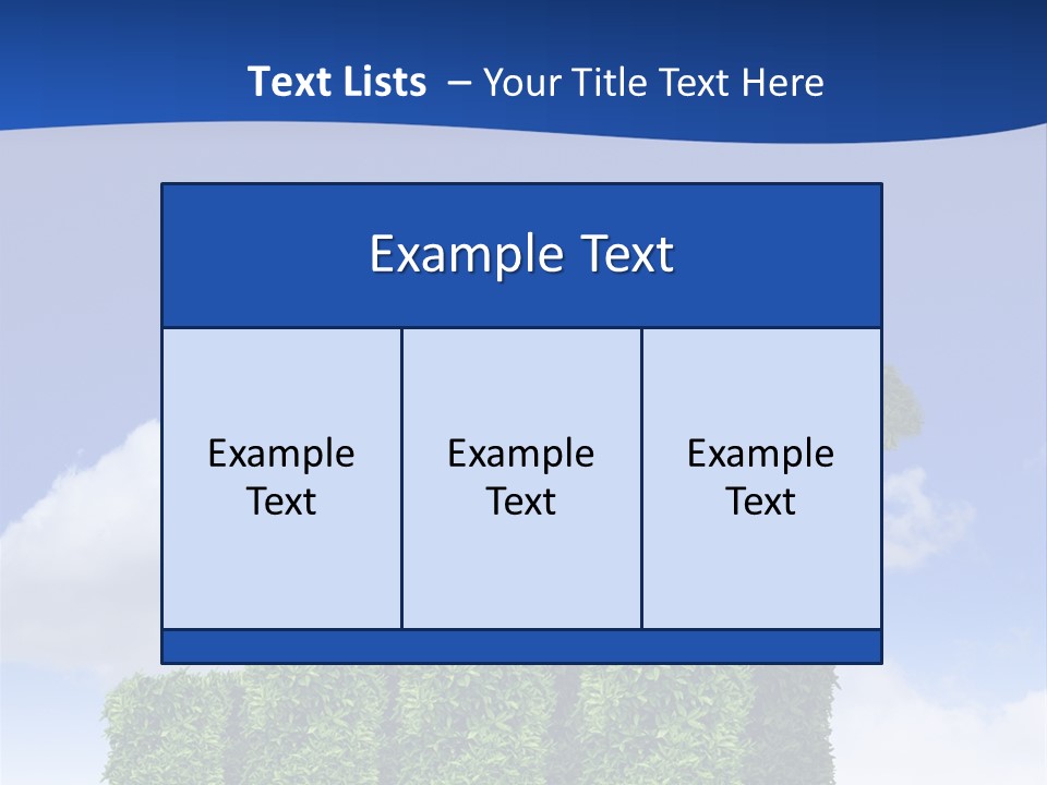 Ball Tree Landscape PowerPoint Template