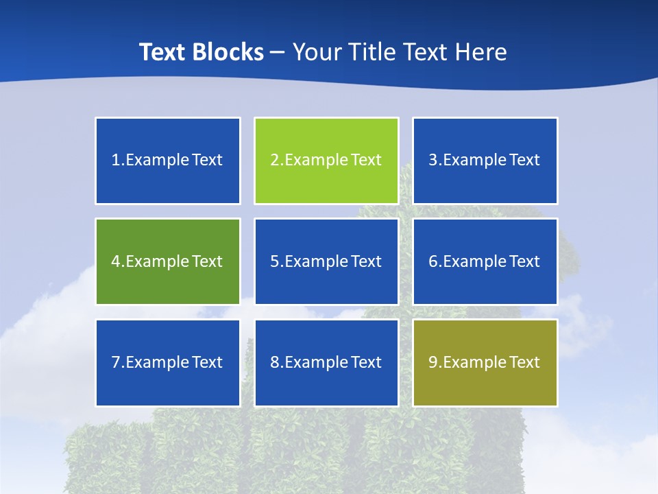Ball Tree Landscape PowerPoint Template