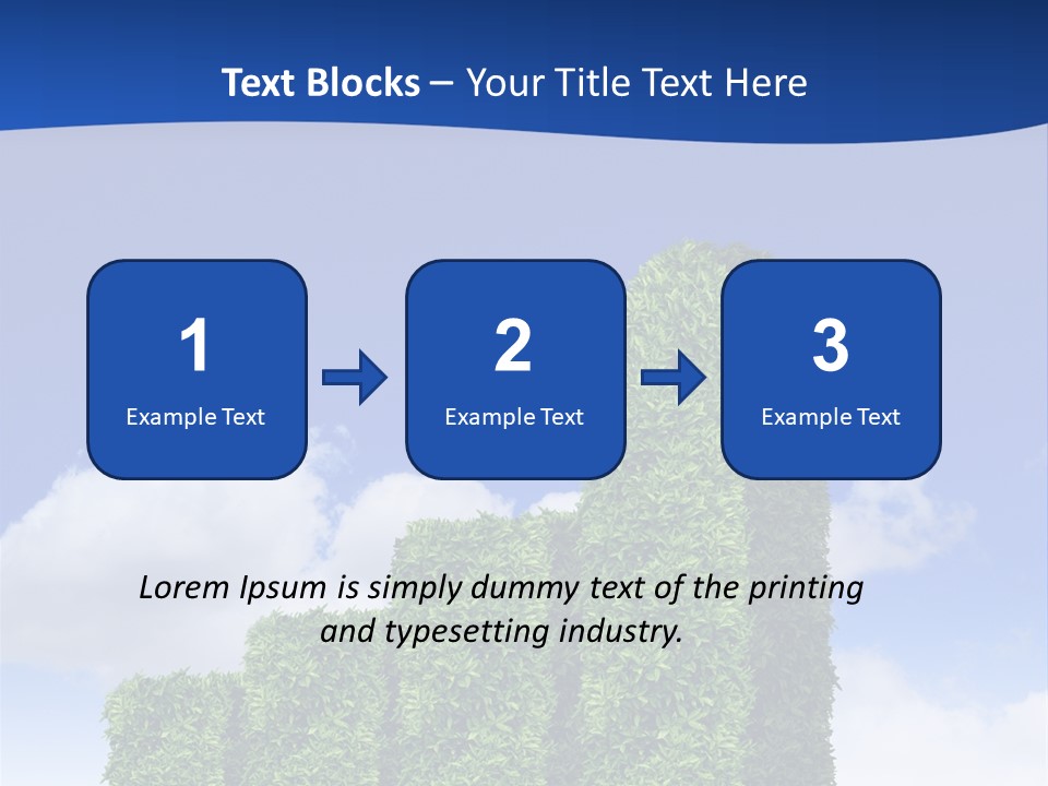 Ball Tree Landscape PowerPoint Template
