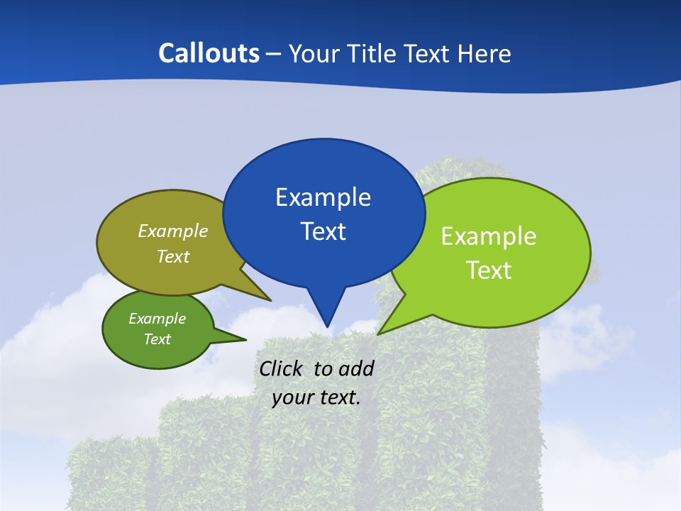Ball Tree Landscape PowerPoint Template