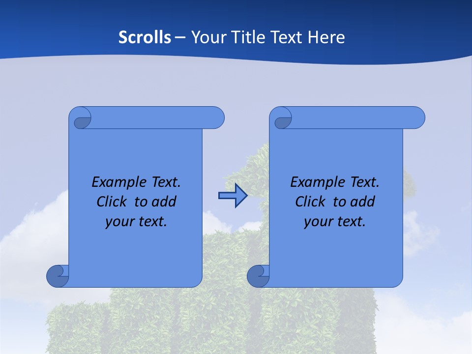 Ball Tree Landscape PowerPoint Template