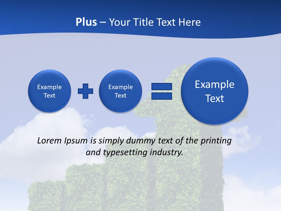 Ball Tree Landscape PowerPoint Template