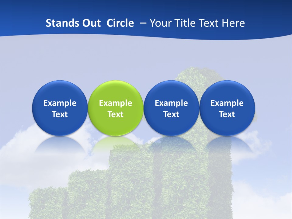 Ball Tree Landscape PowerPoint Template