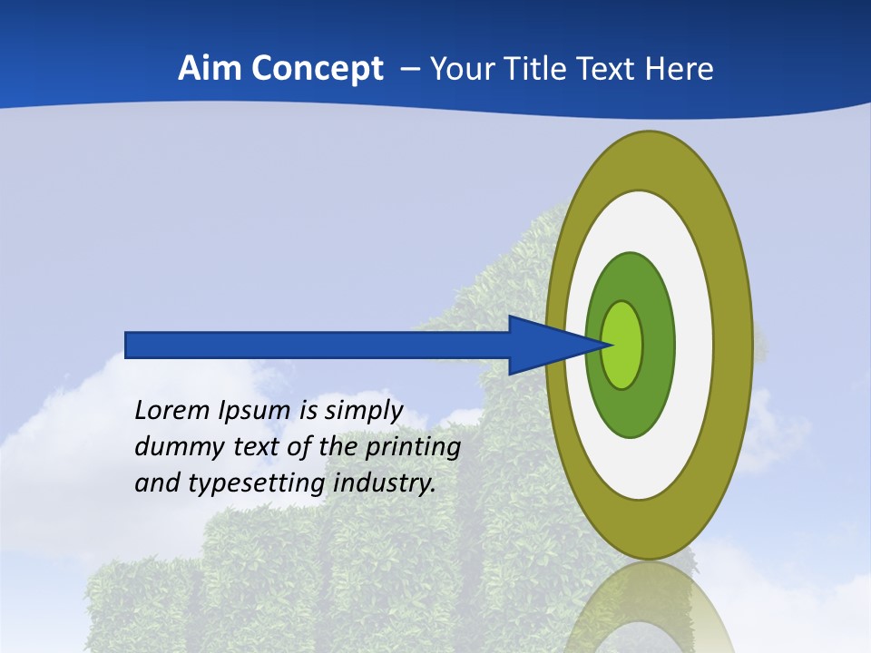 Ball Tree Landscape PowerPoint Template