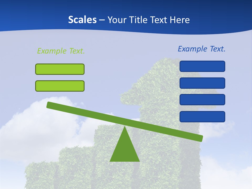 Ball Tree Landscape PowerPoint Template
