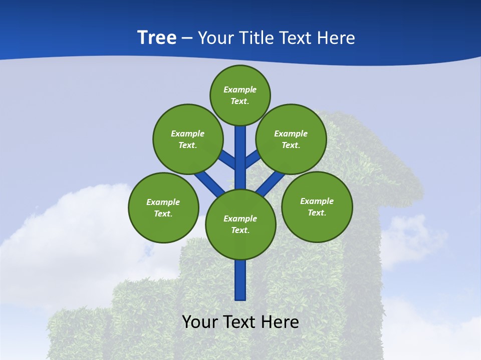 Ball Tree Landscape PowerPoint Template