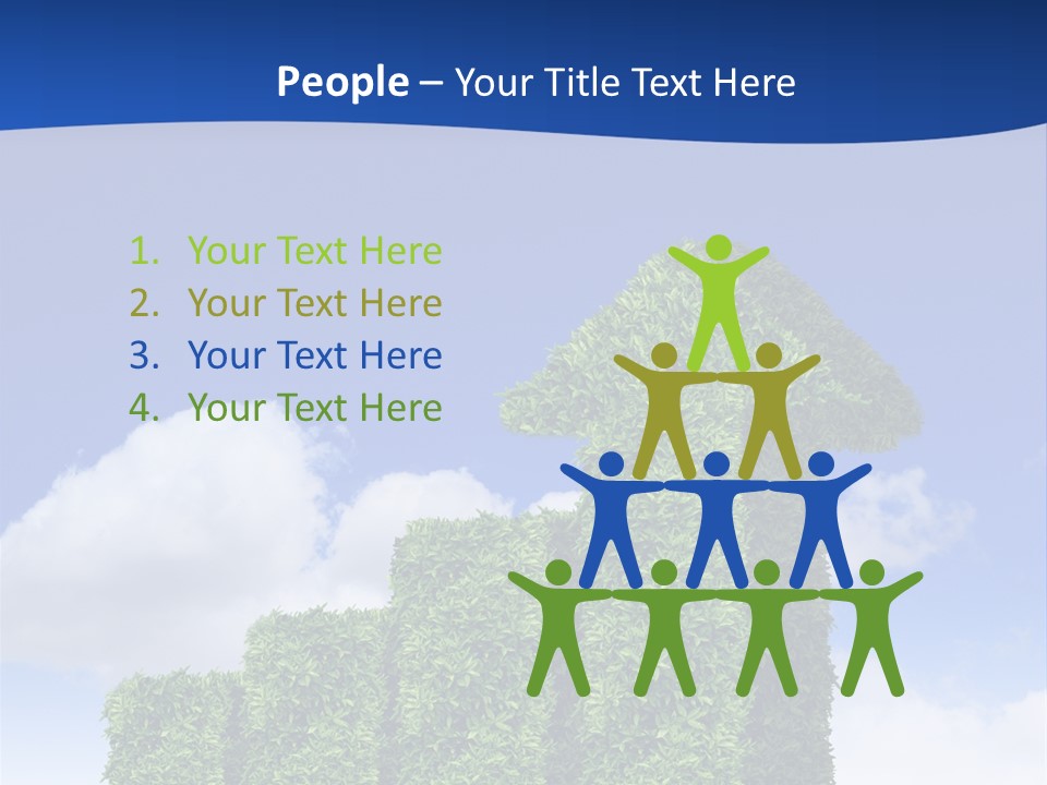 Ball Tree Landscape PowerPoint Template