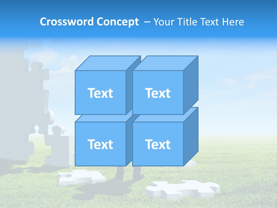 Natural White Green PowerPoint Template