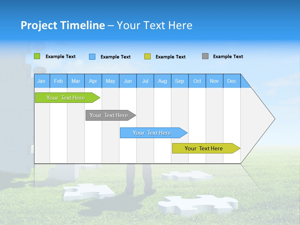 Natural White Green PowerPoint Template