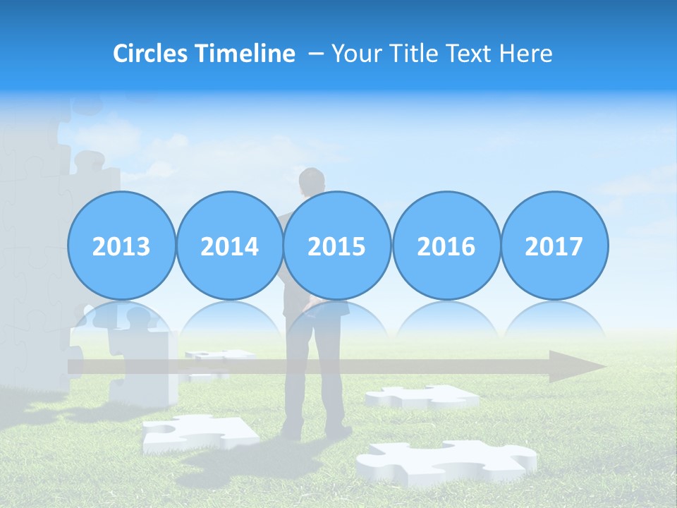 Natural White Green PowerPoint Template