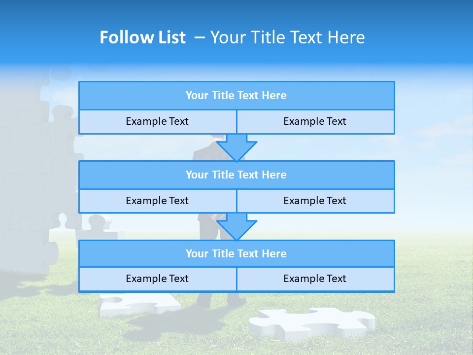 Natural White Green PowerPoint Template