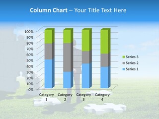 Natural White Green PowerPoint Template