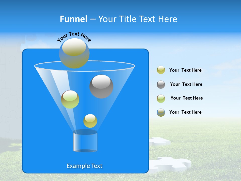 Natural White Green PowerPoint Template