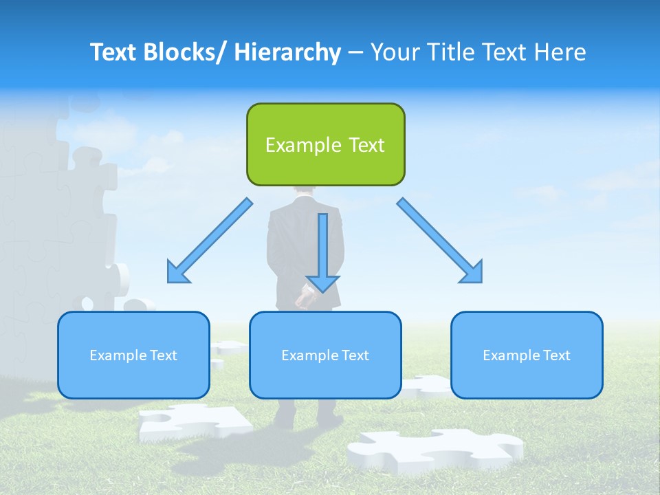 Natural White Green PowerPoint Template