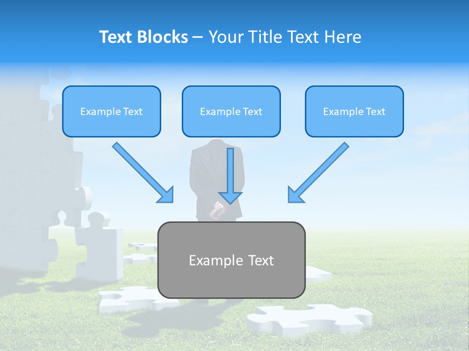 Natural White Green PowerPoint Template