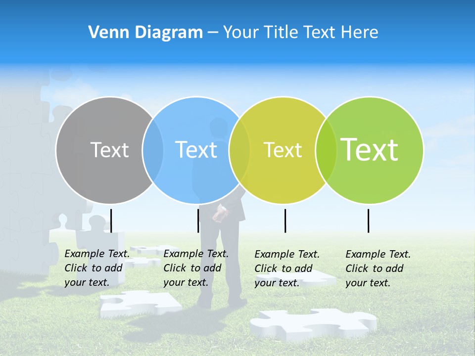 Natural White Green PowerPoint Template