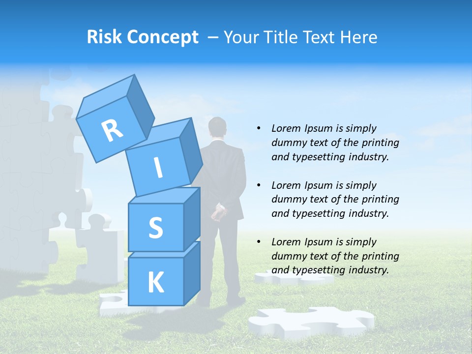 Natural White Green PowerPoint Template