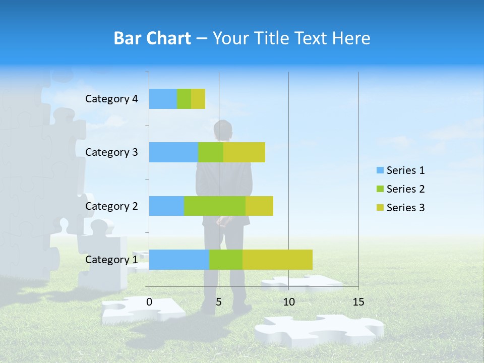Natural White Green PowerPoint Template