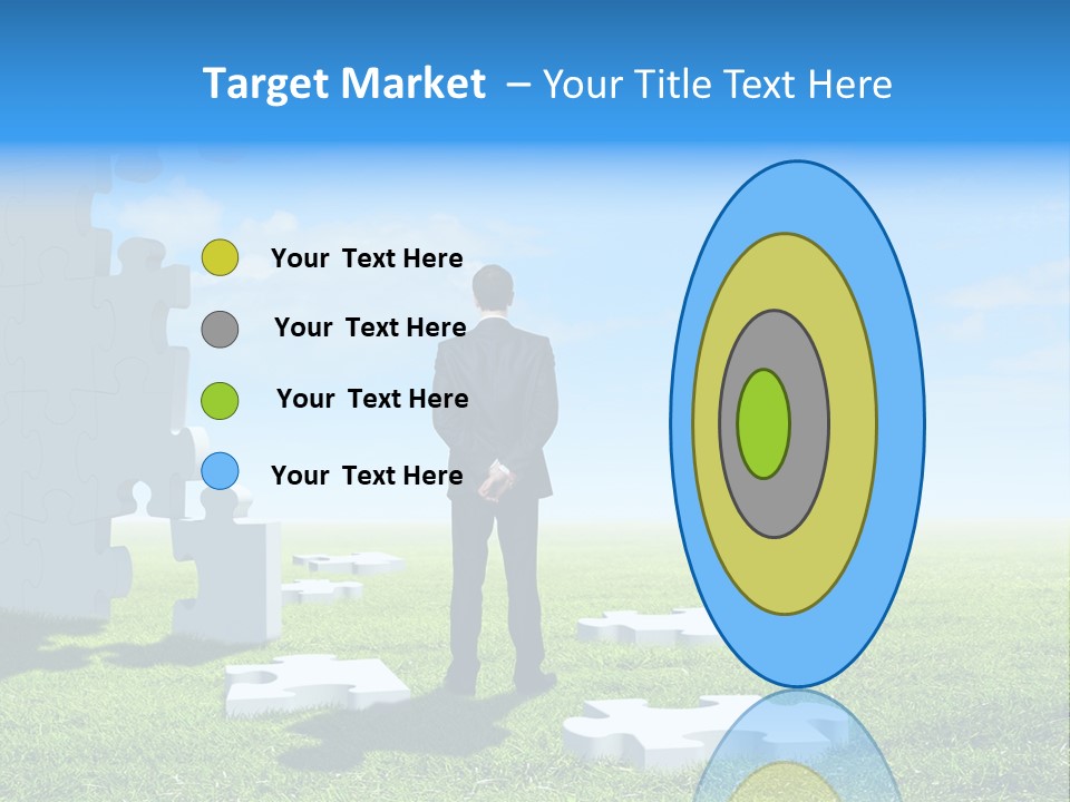 Natural White Green PowerPoint Template