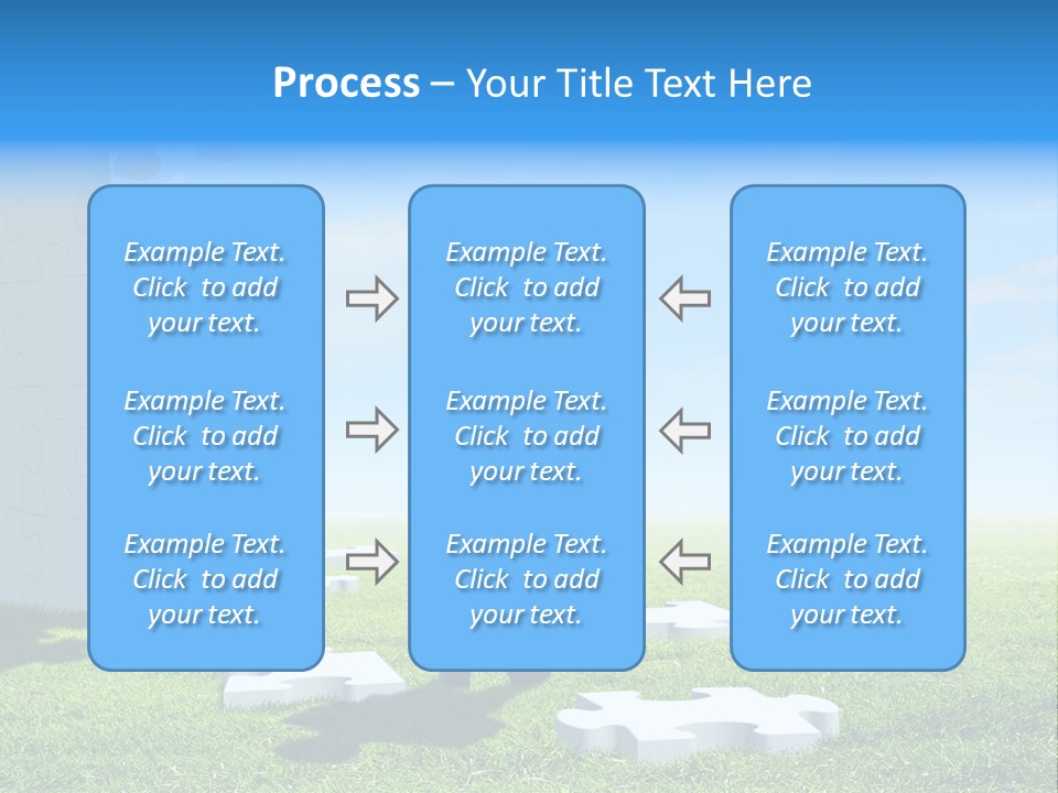 Natural White Green PowerPoint Template