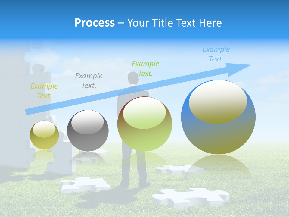 Natural White Green PowerPoint Template