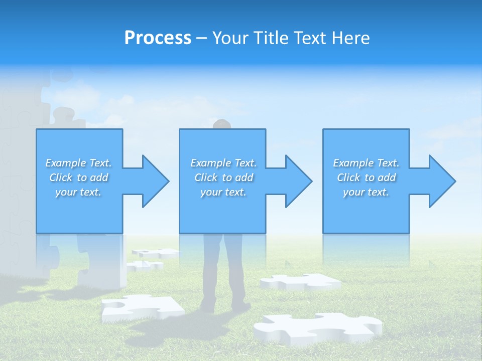 Natural White Green PowerPoint Template