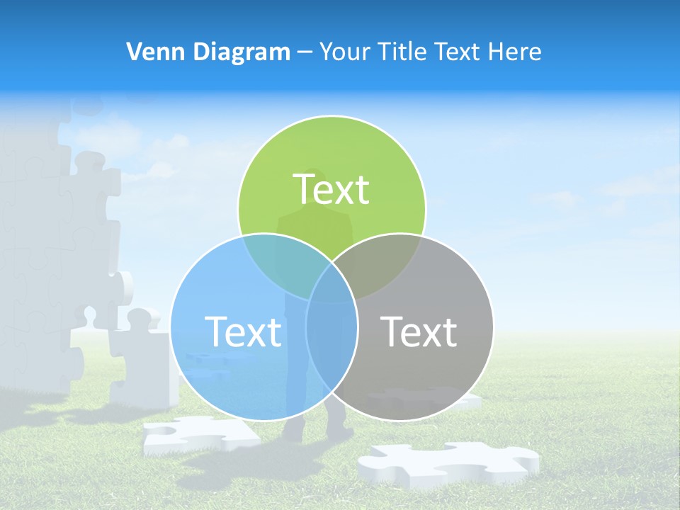 Natural White Green PowerPoint Template