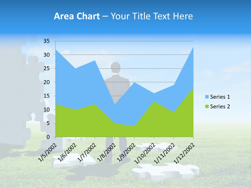 Natural White Green PowerPoint Template