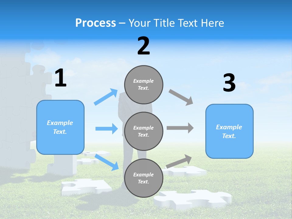 Natural White Green PowerPoint Template