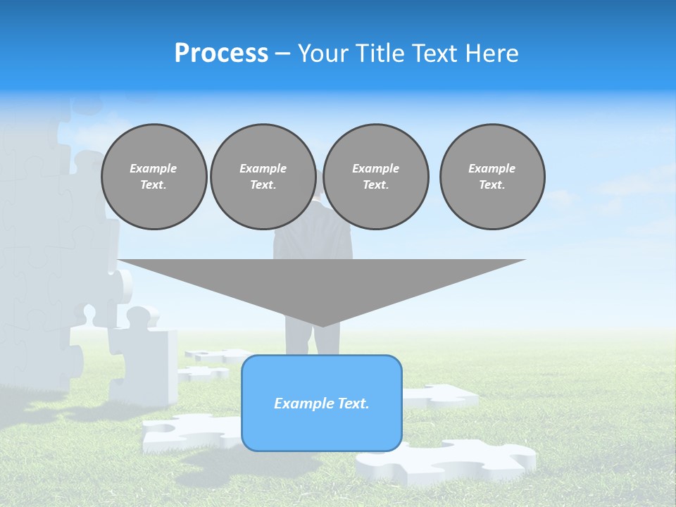 Natural White Green PowerPoint Template
