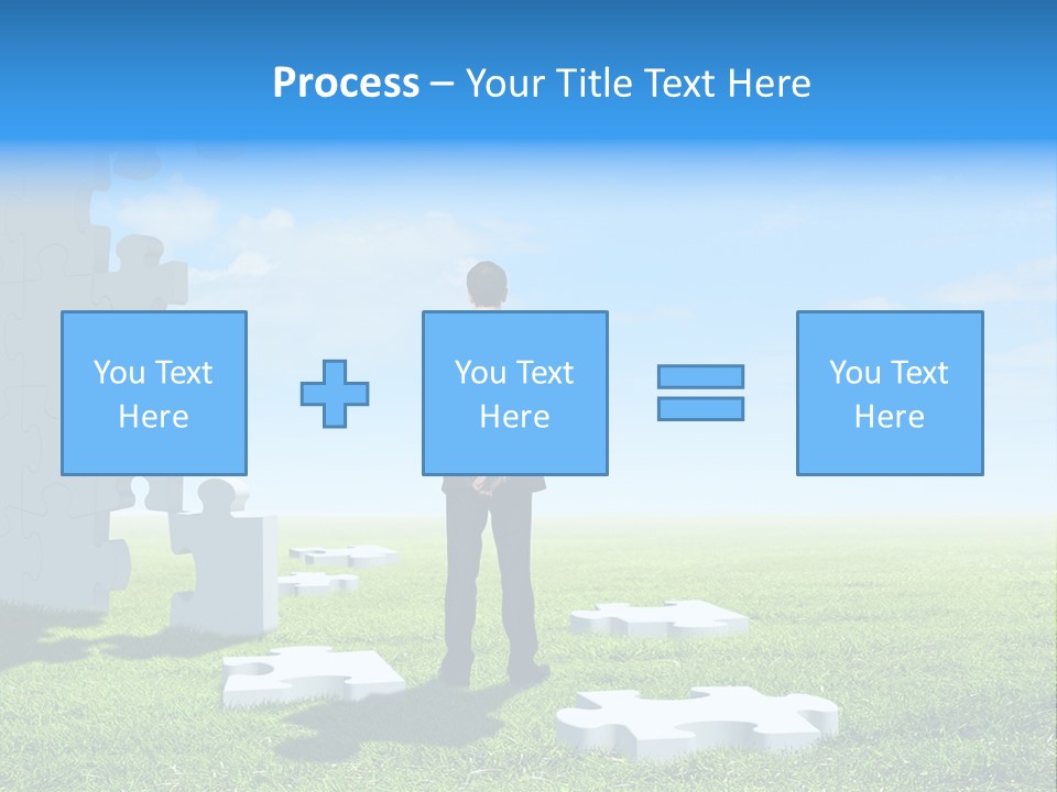 Natural White Green PowerPoint Template